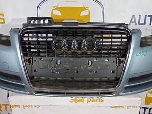 Audi A4 B7 04-08 8E0 Бампер передний в сборе LY5J