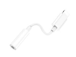 Аудио переходник адаптер Hoco LS34 Lightning - Jack 3.5 AUX