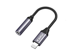 Аудио переходник адаптер Kaku KSC-428 Lightning - Jack 3.5 AUX