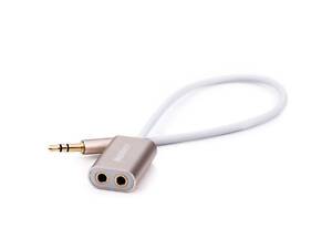 Audio розгалужувач AUX Sharing RL-S20 3.5 mini-jack gold Remax 320401