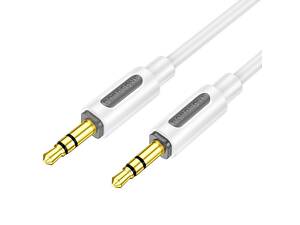 Аудіо кабель Aux Borofone BL20 True sound silicone (1m) White