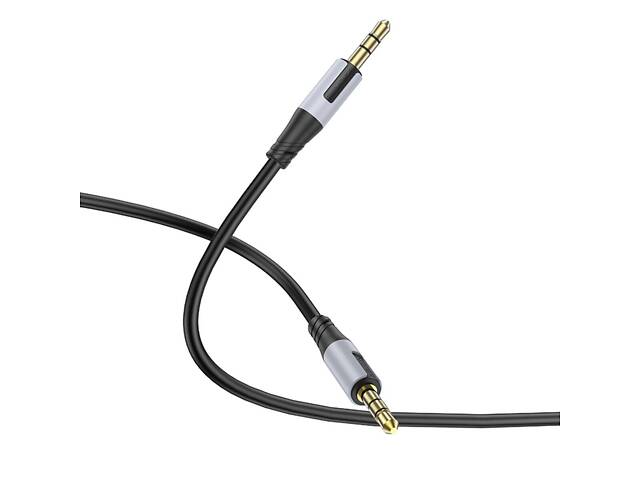 Аудиокабель BOROFONE BL19 Creator AUX audio cable Black yL. - Фото 2