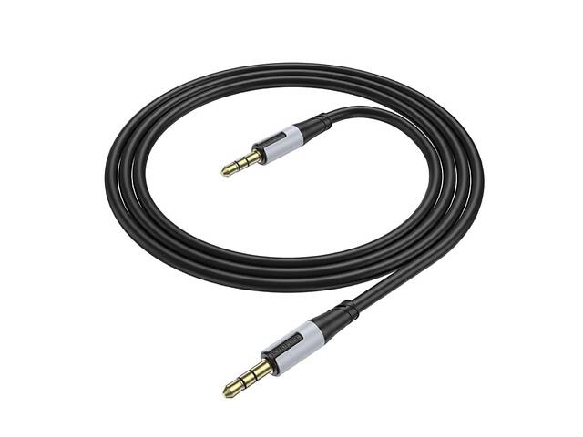 Аудиокабель BOROFONE BL19 Creator AUX audio cable Black yL. - Фото 4