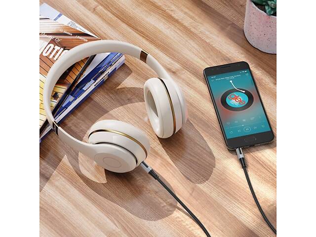 Аудиокабель BOROFONE BL19 Creator AUX audio cable Black yL. - Фото 5