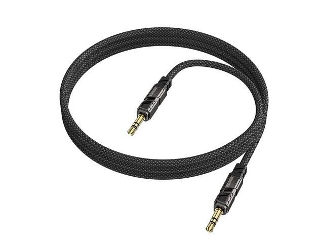 Аудіокабель BOROFONE BL22 Dignity audio cable AUX Black yL. - Фото 3