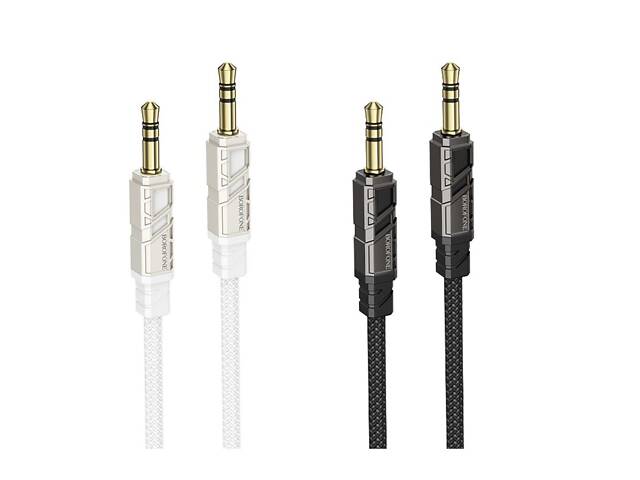 Аудіокабель BOROFONE BL22 Dignity audio cable AUX Black yL. - Фото 4