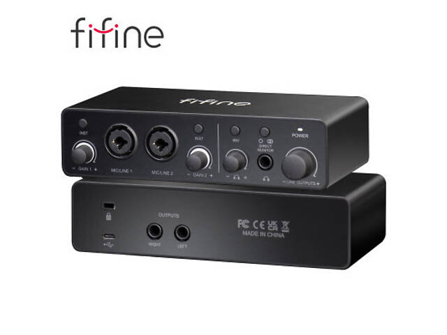 Аудіоінтерфейс Fifine Ampli 3 - Фото 8