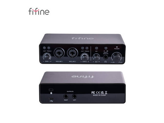 Аудіоінтерфейс Fifine Ampli 3 - Фото 9