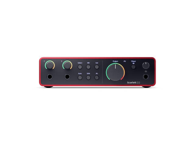 Аудіоінтерфейс Focusrite Scarlett 2i2 4th Gen (234619) - Фото 2