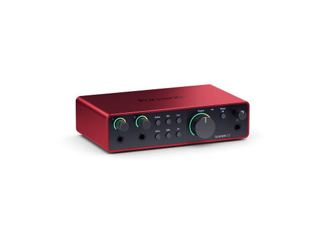 Аудіоінтерфейс Focusrite Scarlett 2i2 4th Gen (234619) - Фото 4