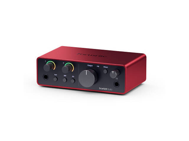 Аудіоінтерфейс Focusrite Scarlett Solo 4th Gen (234617) - Фото 1