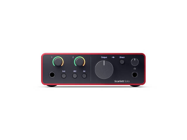 Аудіоінтерфейс Focusrite Scarlett Solo 4th Gen (234617) - Фото 2