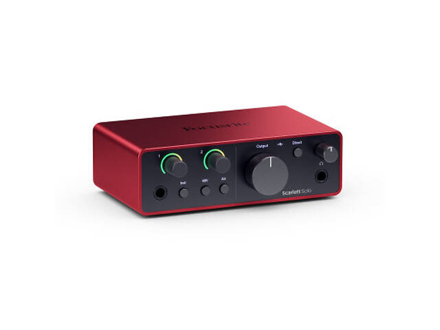 Аудіоінтерфейс Focusrite Scarlett Solo 4th Gen (234617) - Фото 4