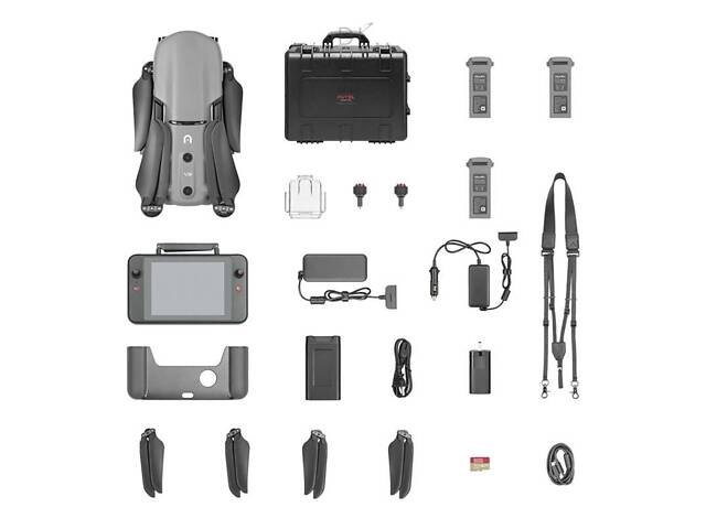 Autel Дрон EVO II Dual Rugged Bundle (640T) V3 Special version, FCC, Anti-Interference, Grey - Фото 10