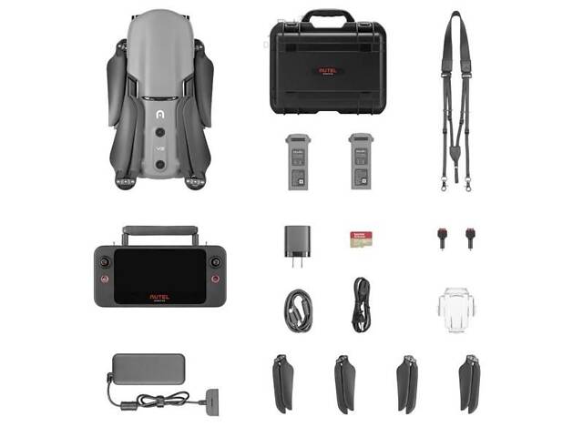 Autel Дрон EVO II Pro Rugged Bundle V3 Special version, FCC, Anti-Interference, Grey - Фото 2