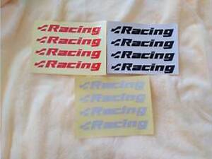 Наклейки на ручки Racing Чорна,Червона,Біла світловідбиваюча 4 шт