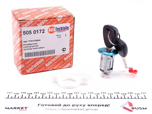 AUTOTECHTEILE 505 0172 Сердцевина замка двери Renault Master 03-09 (заднего)