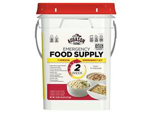 Аварійний раціон харчування на 2 тижні з великим терміном придатності 25 років Augason farms, 140 порцій.