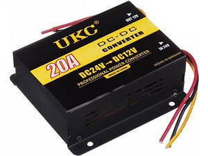 Авто преобразователь 24В в 12В 20A