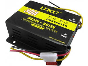 Авто преобразователь 24В в 12В 30A