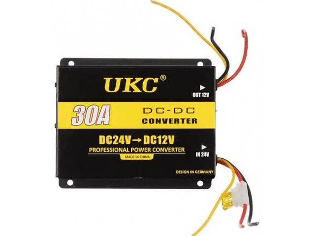 Автоперетворювач 24 В на 12 В 30 A - Фото 2