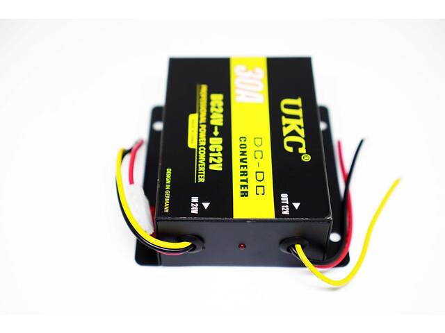 Автоперетворювач 24 В на 12 В 30 A - Фото 4