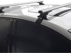 Автобагажник для гладкой крыши Oluksuz V4 (хром, пара) для BMW 6 серия G32 2017- гг