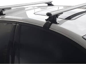 Автобагажник для гладкого даху Oluksuz V4 (хром, пара) для Renault Laguna 2007-2015 рр