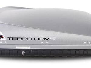 Автобокс Terra Drive 420 л серый двусторонний Terra Drive