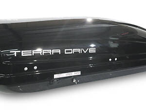 Автобокс Terra Drive 440 л черный глянцевый двухсторонний Terra Drive