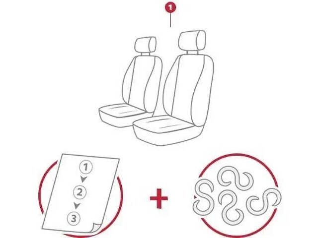 Авточехлы на передние сиденья Kegel-Blazusiak SOLID для CHERY Tiggo I 2005-2011 (r416458) - Фото 6