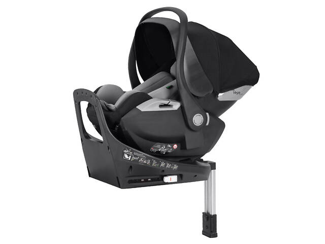 Автокресло+база CARRELLO Vega Chillax CRL-18001 i-Size 40-87 см ISOFIX, автокресло с опорной стойкой и поворот - Фото 1