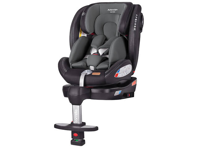Автокрісло CARRELLO Asteroid+ CRL-15801 Shale Grey 0+1/2/3 ISOFIX з поворотом та опорною стійкою /1/