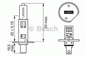 Автолампа (12V 55W H1 PURE LIGHT картон)