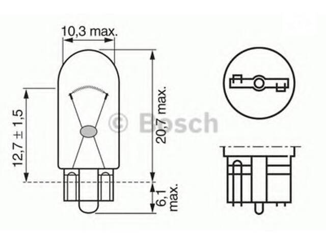 Автолампа (12V 5W W5W PURE LIGHT)