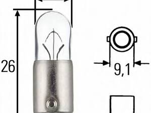 Автолампа BA9S 12V 4W BA9S T4W