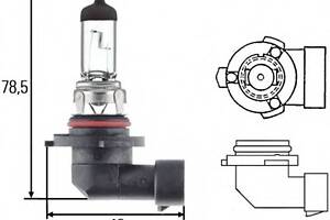 Автолампа HB4 12V 51W P22D HB4