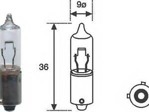 Автолампа MAGNETI MARELLI 002052500000
