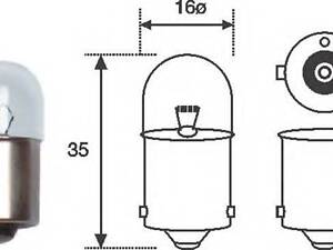 Автолампа MAGNETI MARELLI 004008100000