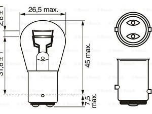 Автолампа P21/5W  12V 21/5W