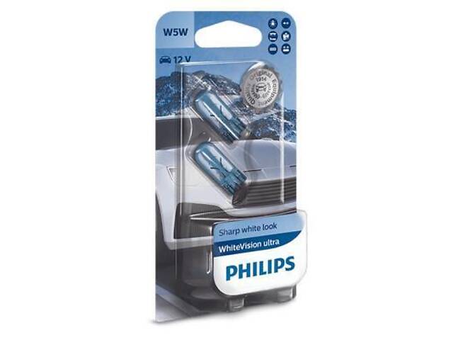 Автолампа Philips 5W (12961WVUB2) - Фото 2