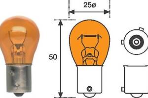 Автолампа PY21W 12V 21W (жовта)