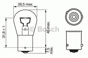 Автолампа PY21W 12V 21W