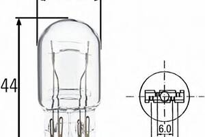 Автолампа T20Q 12V 21/5W W21/5W