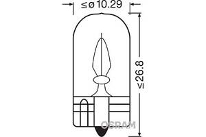 Автолампа W3W 24V 3W