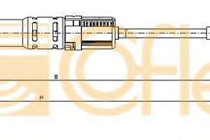 (Автом.)Трос сцепления VW Golf 1,8/2,0 (AAM/ABS/2B) 91-