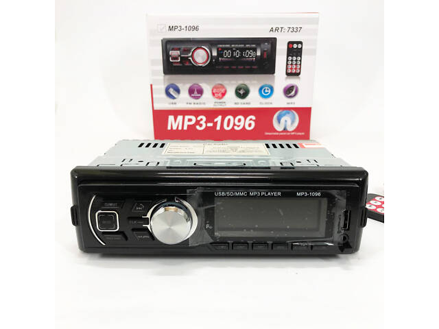 Автомагнітола MP3-1096 BT ISO зі знімною панеллю 4х50W, Магнітофон для машини авто автомобіля - Фото 2