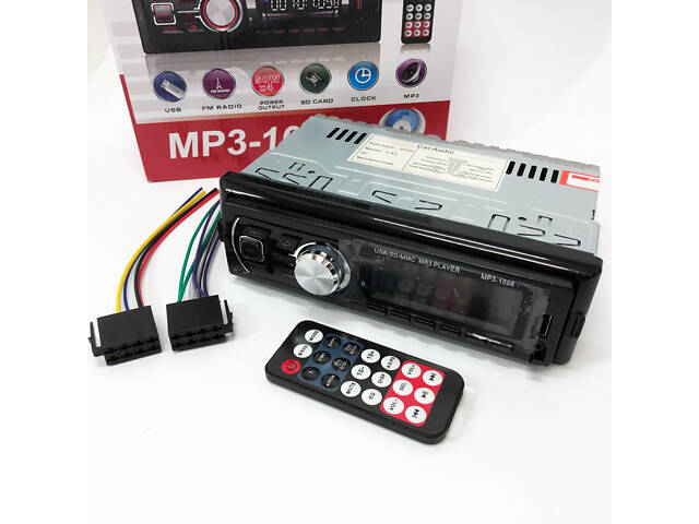 Автомагнітола MP3-1096 BT ISO зі знімною панеллю 4х50W, Магнітофон для машини авто автомобіля - Фото 4