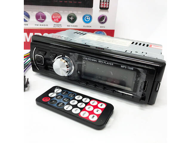 Автомагнітола MP3-1096 BT ISO зі знімною панеллю 4х50W, Магнітофон для машини авто автомобіля - Фото 6