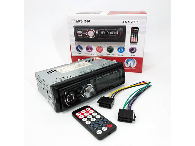 Автомагнітола MP3-1096 BT ISO зі знімною панеллю 4х50W, Магнітофон для машини авто автомобіля - Фото 9